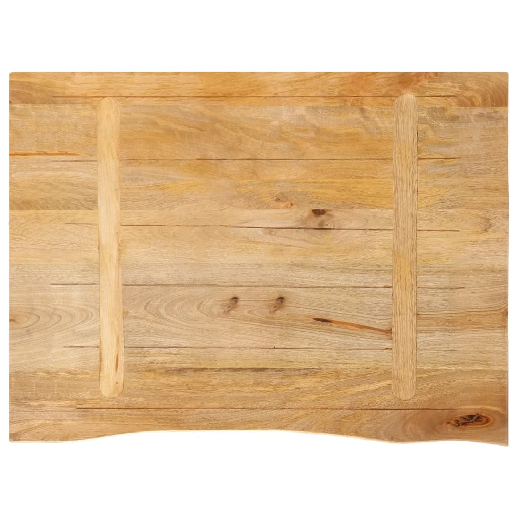 Live Edge Table Top 70x60x2.5 cm Solid Mango Wood