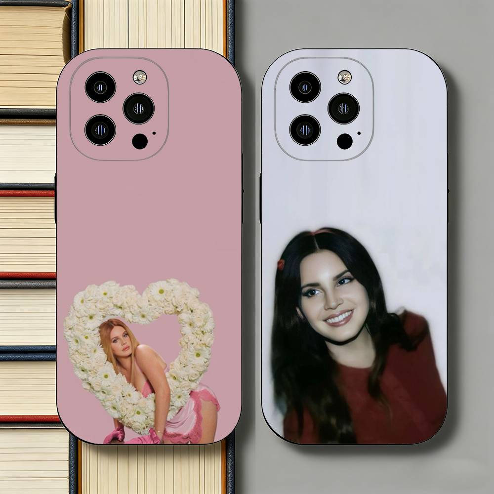 Etui na telefon L-Lana Del Rey S-Singer do iPhone 17 Air 16 Pro Max 16e 15 Plus 14 13 Mini 12 11 Tylna obudowa