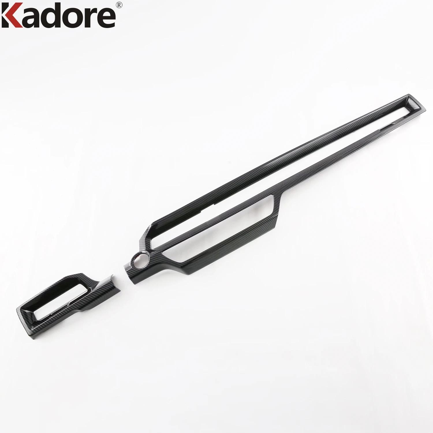 For Honda CRV CR-V 2024 Carbon Fiber Car Center Console Dashboard Panel Cover Trim Interior Mouldings Accessories ABS Carbon Fiber