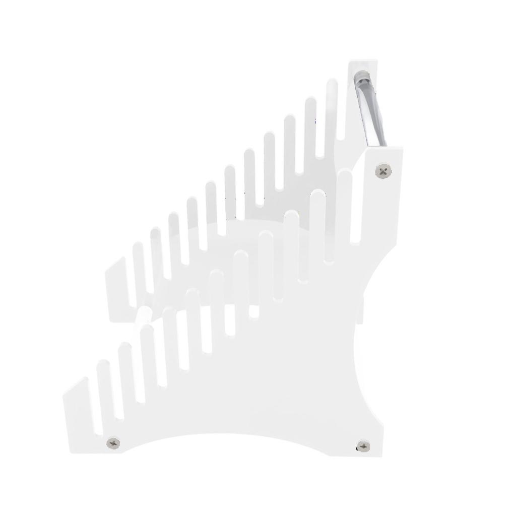 Record Storage Holder 12 Slots Acrylic   Record   Easy Assembly Access Record Stand for Music Collection Album