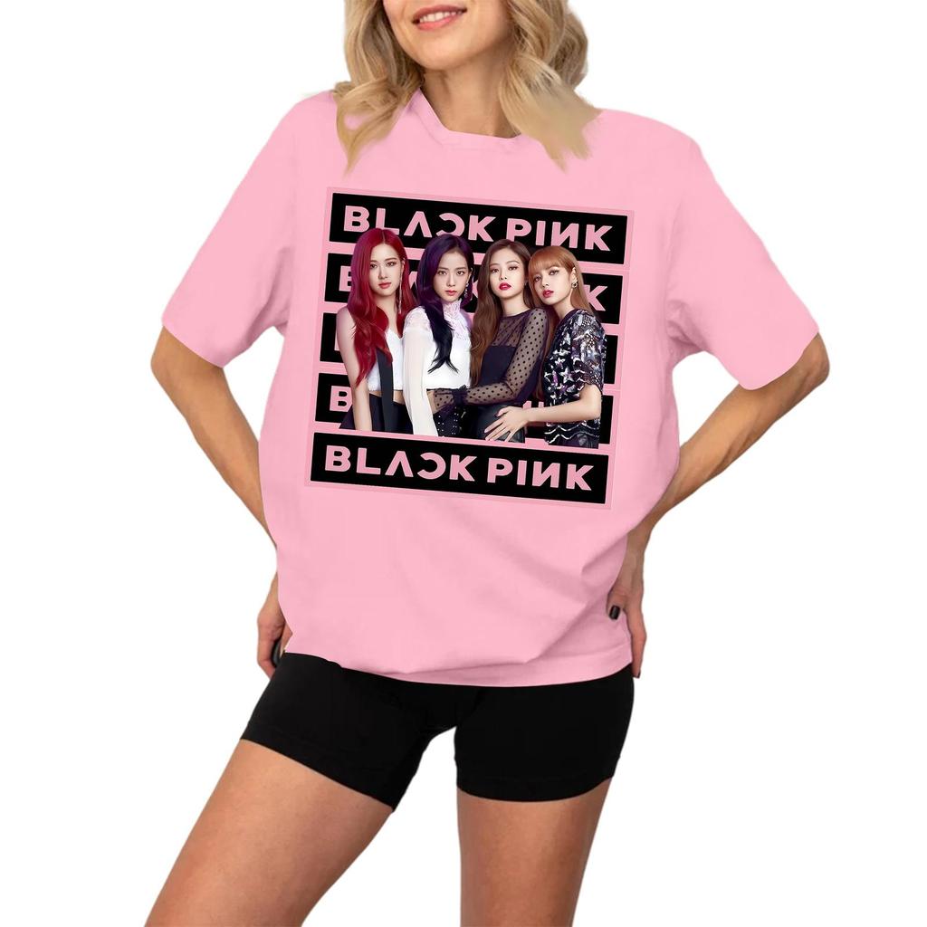 Women's Fashionable And Casual Long Sleeve Printed Short-Sleeved Top