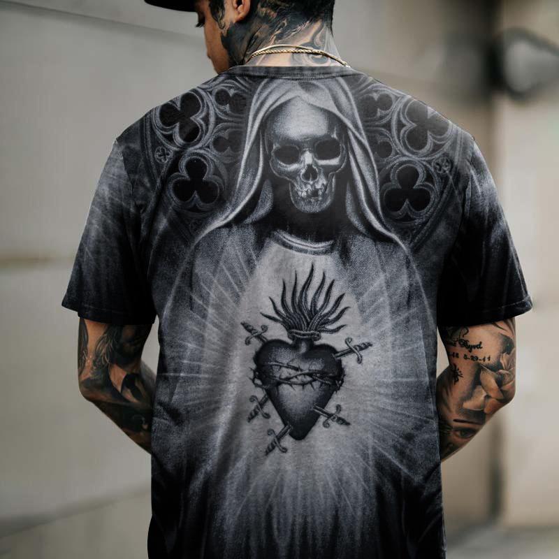 Retro Casual Men's 3D Printed T-shirt Short Sleeved Round Neck Shirt for Spring Summer Clothing T-Shirts Men’s