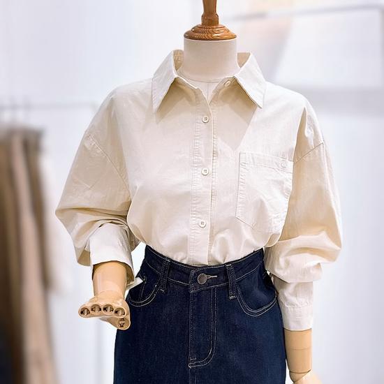 Basic Pocket Shirt (LC31F3NB507X) FREE жёлтый
