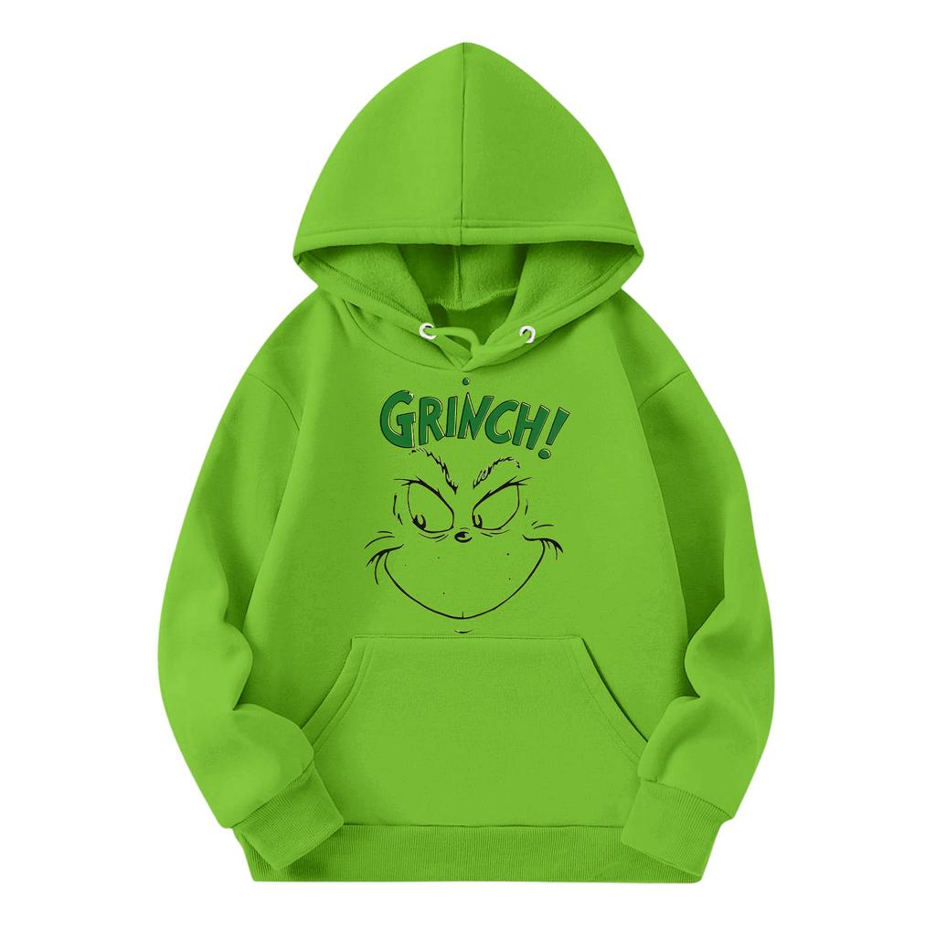 Felpa Natalizia per Bambini Manica Lunga Leggera Felpa Casual Larga Confortevole per Bambini