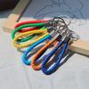 Colorful Braided Faux Leather Keychains Car Key Rings with Metal Clip Perfect for Party Gifts & Seasonal Presents Adorable Keychains