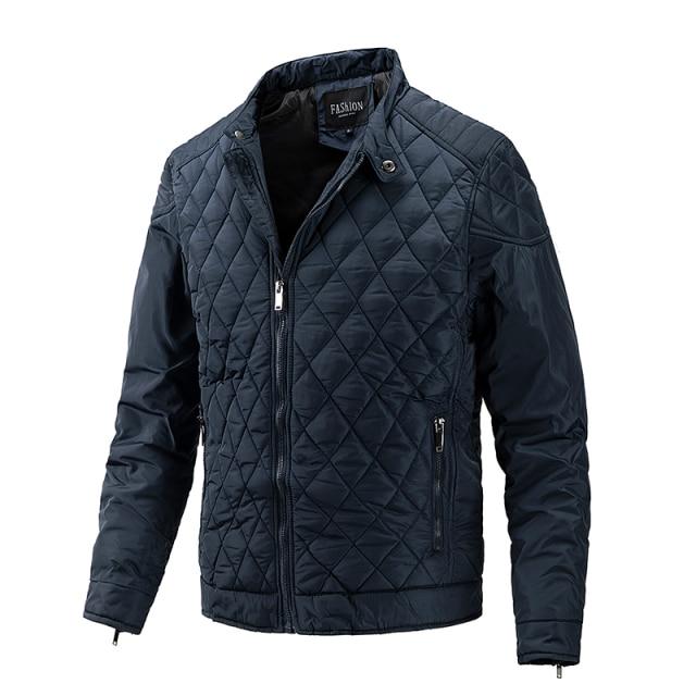 Uomo Inverno Caldo Motore Giacca a Vento Griglia Giacca Cappotto Uomo Autunno Casual Outwear Slim Spessi Giacche Uomo Parka Cappotto