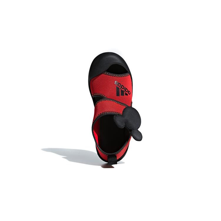adidas Mickey C Fabric Low Top Kids' Skateboarding Shoes Black Red Kids' F35863