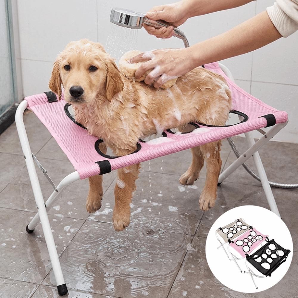 Carbon Steel Bracket Pet Grooming Hammock Detachable Pet Restraint Station Pet Grooming