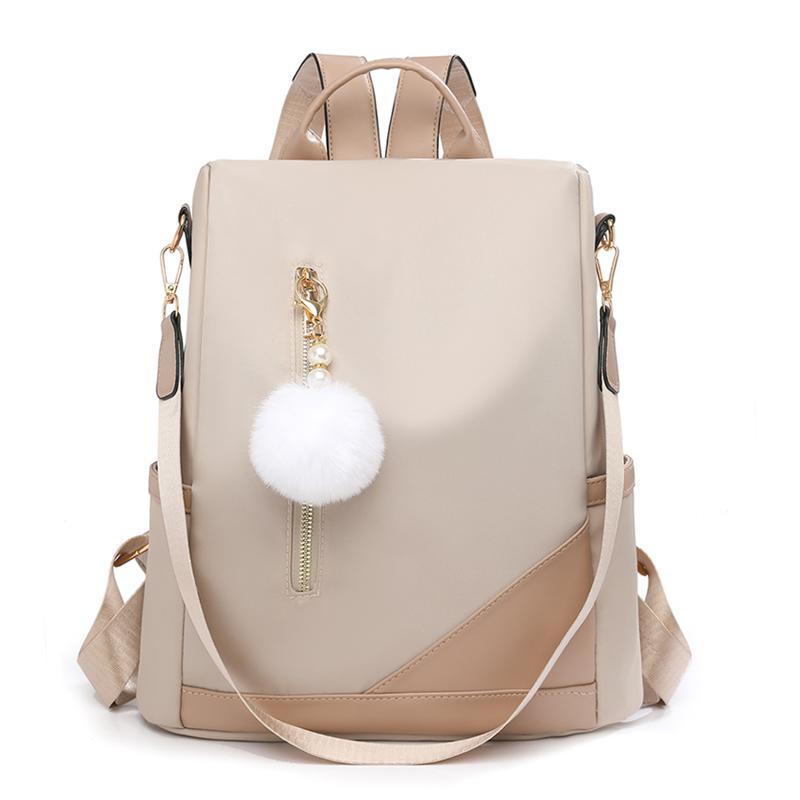 Backpack Women's Oxford Backpack Large Capacity Anti-theft Travel Schoolbag