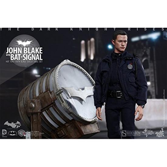 Movie Masterpiece The Dark Knight Rises John Blake Bat Signal Scale Plastic Painted Movable Figure [With Floodlight] 1/6