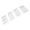 4-teiliges Set Silikon Schild Anhänger Form Stanzfreie Anhänger Schmuck für Zuhause Küche DIY Gebrauch