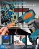 Akumulátorová Horkovzdušná Pistole Teplota Teplota Nastavení Rychlá LCD Kompatibilní s Makita Obsahuje 3 Horkovzdušné Pistole pro DIY včetně Smršťování a Změkčování PVC