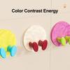 3Pcs Self Adhesive Power Cord Hooks Colorful Cable Organizer Stick on Wall Power Cable Hooks No Drill Charging Head Hook for Kitchen Garage Wire