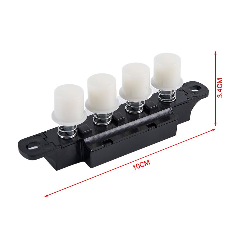 250V 4 Drucktasten Klaviertasten Schalter für Steckventilator Standventilator