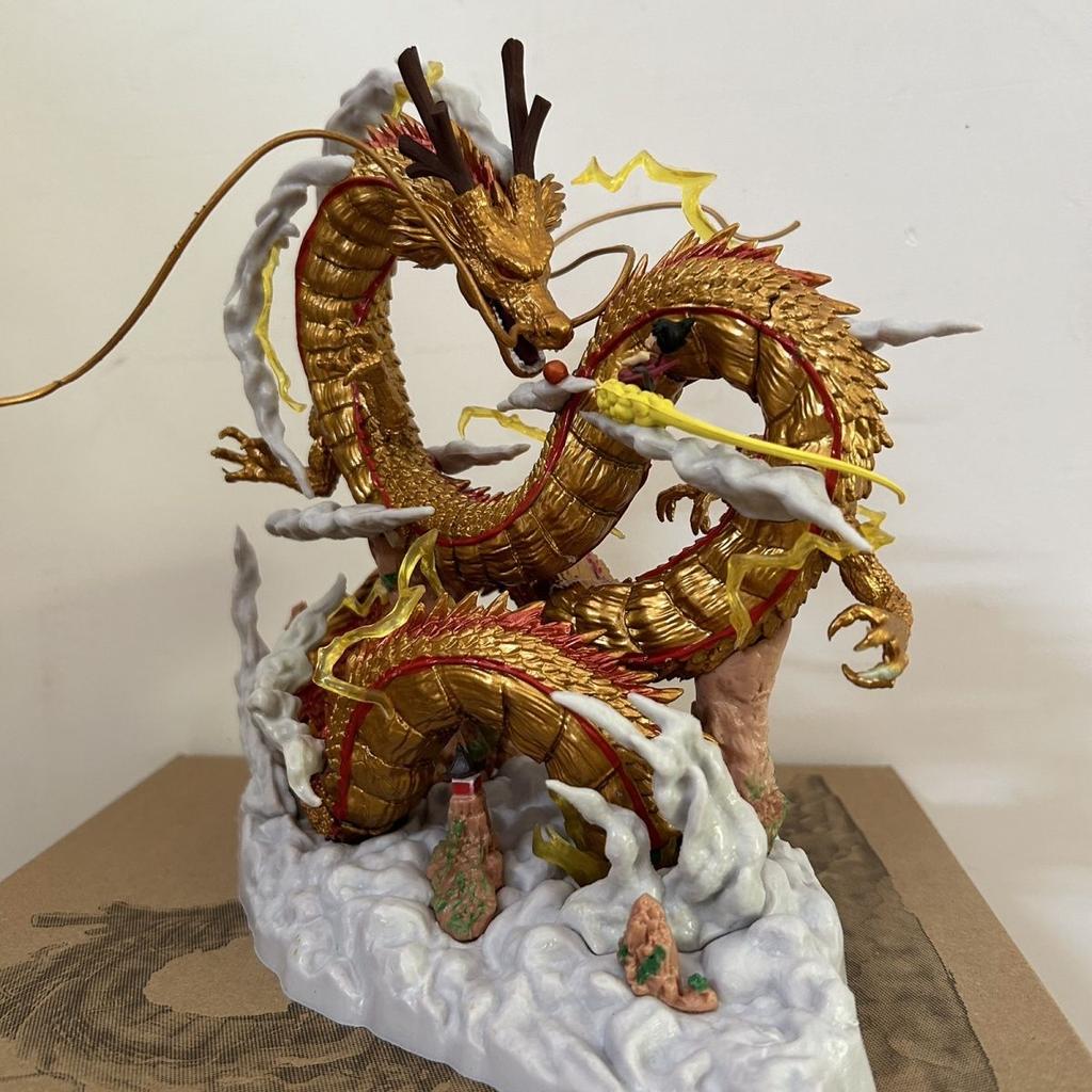 Dragon Ball Shenron YoYo Goku GK Figure Anime Statue Small Model Ornament Gift for Boyfriend