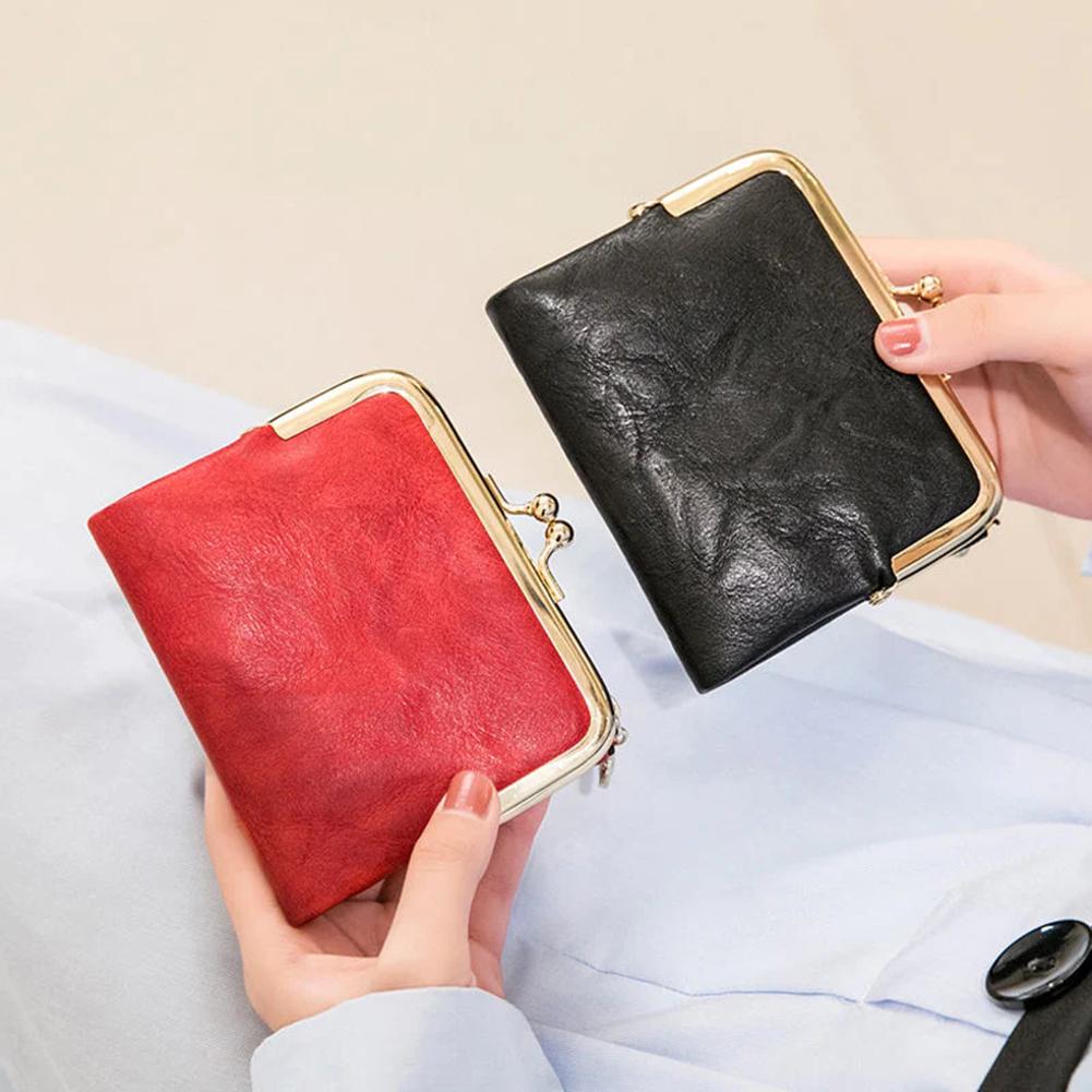 

Мини-модный женский короткий кошелек квадратной формы, складной держатель для карт на молнии с несколькими прорезями