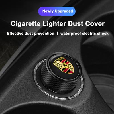 Tapa para encendedor de coche Tapa a prueba de polvo para encendedor de cigarrillos de coche Para Cayenne Panamera Macan Boxster 911 Carrera-GT 928