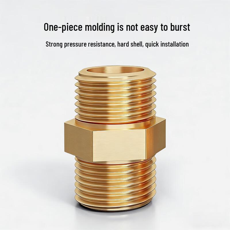 Brass Double Male Threaded Pipe Nipple