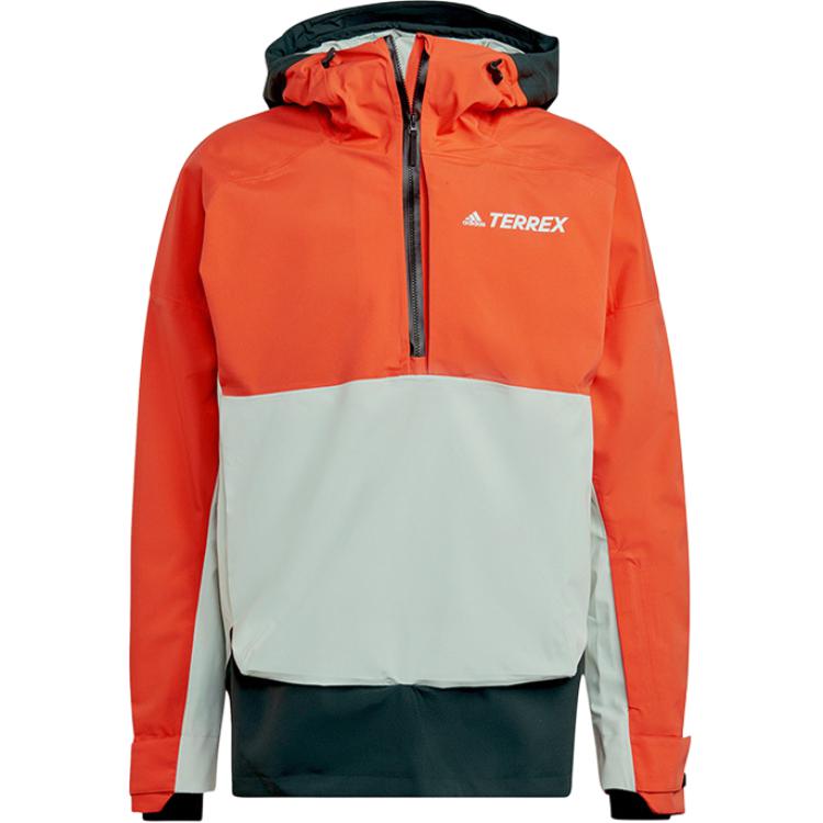 Adidas Terre Ski Top Men s Semi Impact Orange/Dark Green/Linen Green HC7740 A/XL