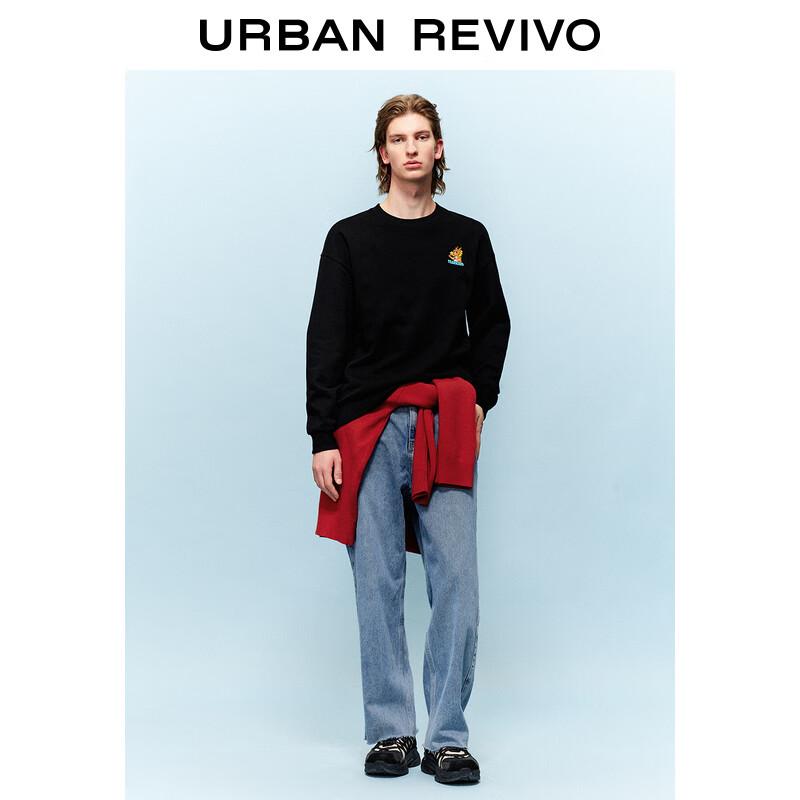 UR Men's Embroidered Pet Crewneck Sweatshirt