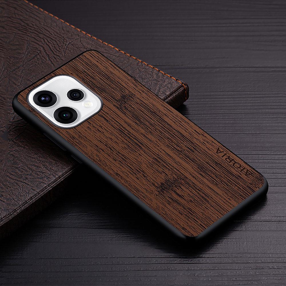 Case for Oppo Reno 15 14 14F Pro Max reno15F Straight Wood Grain PU Leather phone cover funda for OPPO Reno 15 Pro Max case capa