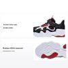 Li Ning Kids Sports Non-Slip Wear-Resistant Low-Top Running Shoes Kids Running Shoes Black White YKNT010-1