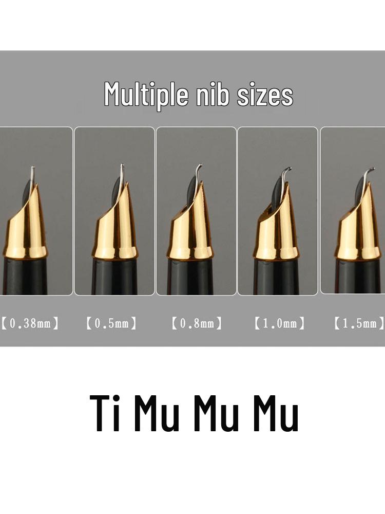 Večná kaligrafická plniaca pero so zahnutým hrotom - Ideálne pre študentov aj študentky