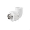 PPR Elbow Fitting White Male Threaded Ribbed Plumbing Hardware