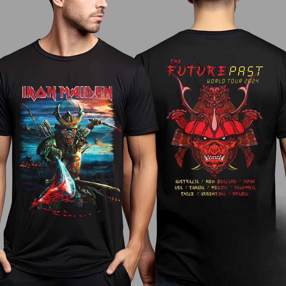 Ir Maiden Run For Your Lives Světové turné 2026 Eddie s sekerou Oficiální umění Un Špičkový luxus Je pro muže i ženy Top Y2k Dámské pánské oblečení