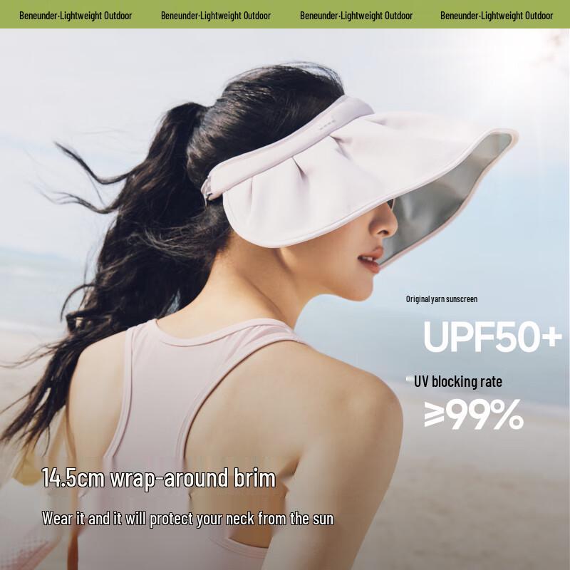 Beneunder Women's UV Protection Sun Visor Hat TS550