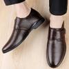 Fashion Business Round Toe Leather Shoes for Men Comfortable Classic Luxury Original Low Price Designer Cowhide Common Man Casual Shoe