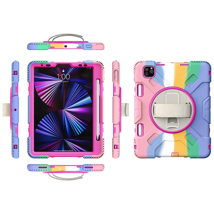 Custom Logo New 360 Full Cover Robot Heavy Duty Defender Shockproof Kids Stand Tablet Case for Ipad Pro 11 Inch