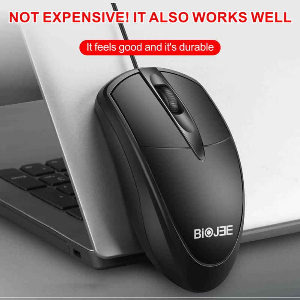 USB Wired Gaming Mouse Gamer Mouse Universal Game LED Optical Mouse 1000 DPI 3 Buttons PC Laptop Computer Accessories