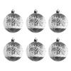 6 szt./pudełko Ozdoba choinkowa Przezroczyste bombki świąteczne Ozdoby do zawieszenia na Boże Narodzenie