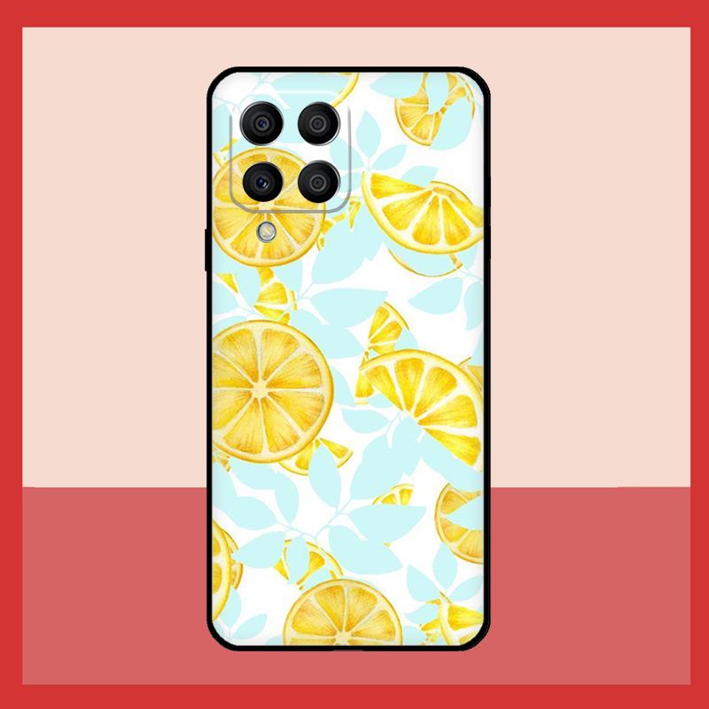 Fruit Lemon Case For Samsung Galaxy M11 M31 M14 M34 M54 M12 M32 M52 M15 M13 M06 M16 M36 M56 M53 M35 M55