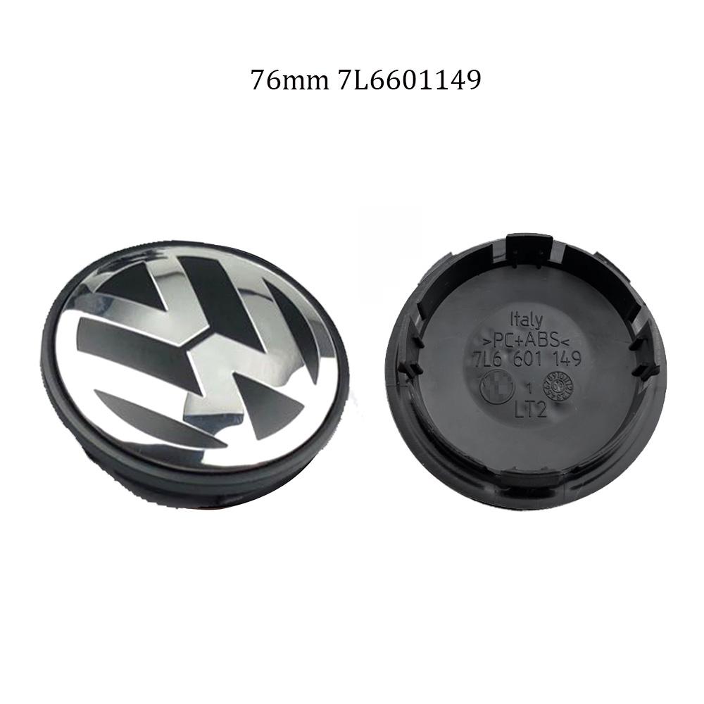 2026 Hot For Volkswagen VW 4pcs 55mm 56mm 65mm 70mm Car Wheel Center Caps Hubcap Cover for  Volkswagen Jetta MK5 Golf Passat sty