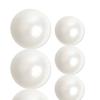 10Pcs DIY Faux Pearl Garland Staircase Decoration Large White Bead Wall Hanging Ornament Home Wedding Bridal Shower Party Stairway Decor