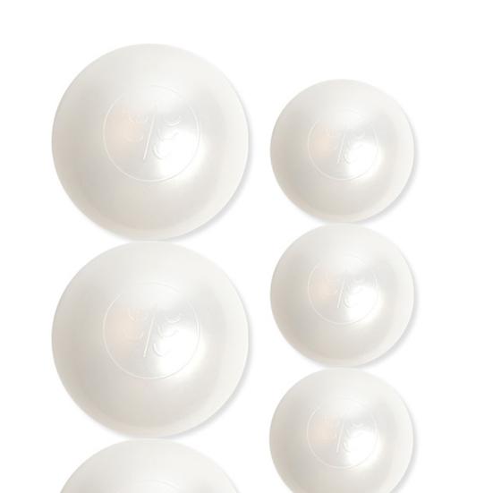 10Pcs DIY Faux Pearl Garland Staircase Decoration Large White Bead Wall Hanging Ornament Home Wedding Bridal Shower Party Stairway Decor