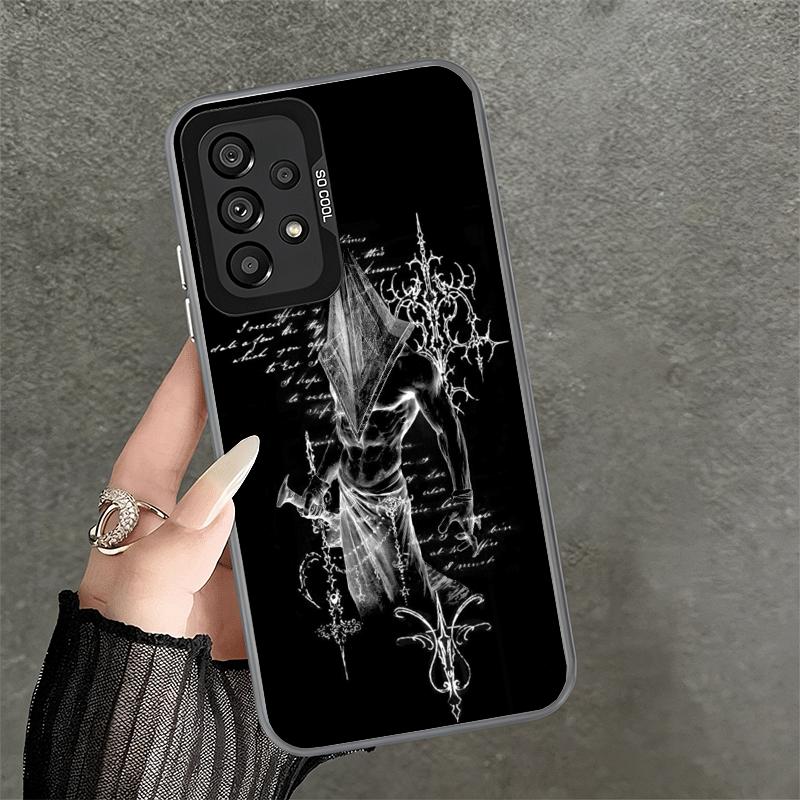 Silent Hill Horror Theme Soft Phone Case for Samsung A17 A16 A15 A14 A13 A57 A56 A55 A54 A53 A37 A36 A35 A34 A33 A26 A25 A24 A23