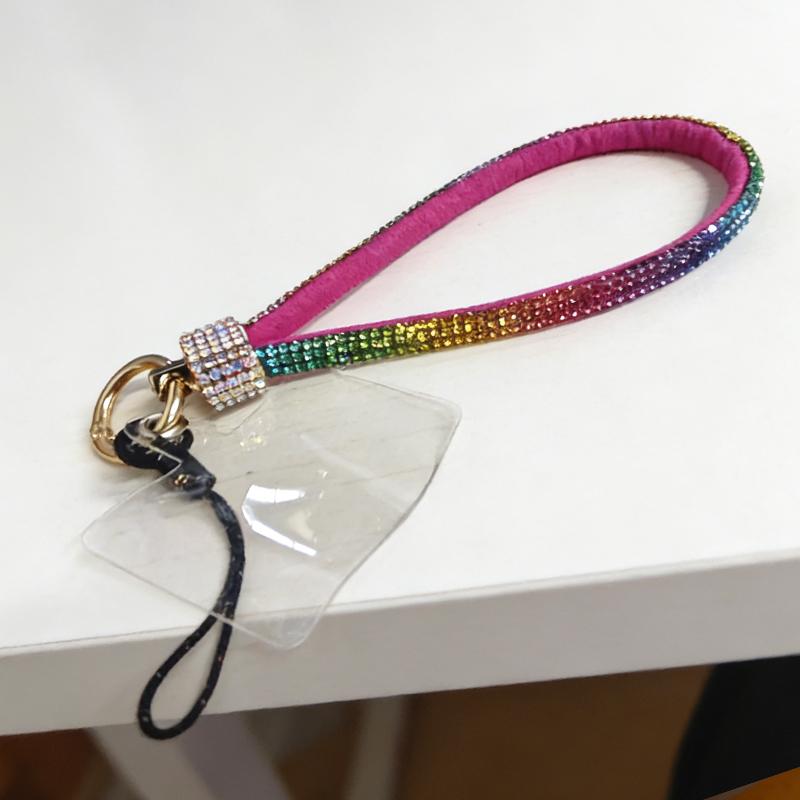 

Cell Phone Wrist Lanyard Rhinestone Key Chain Bracelet Reinforced Mobile Phone Charm Strap for iPhone Pro Samsung Xiaomi