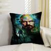 Classic Movie Breaking Bad Pillow Covers Cartoon Sofa Decorative Home Doublesided Printing Short Plush Cute Cushion Cover