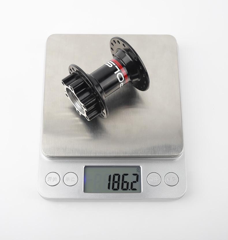 POLSO CNC Aluminum Electric Motorcycle Disc Brake Hub with Six-Bolt, 32H/36H Compatibility, and 10G Spokes