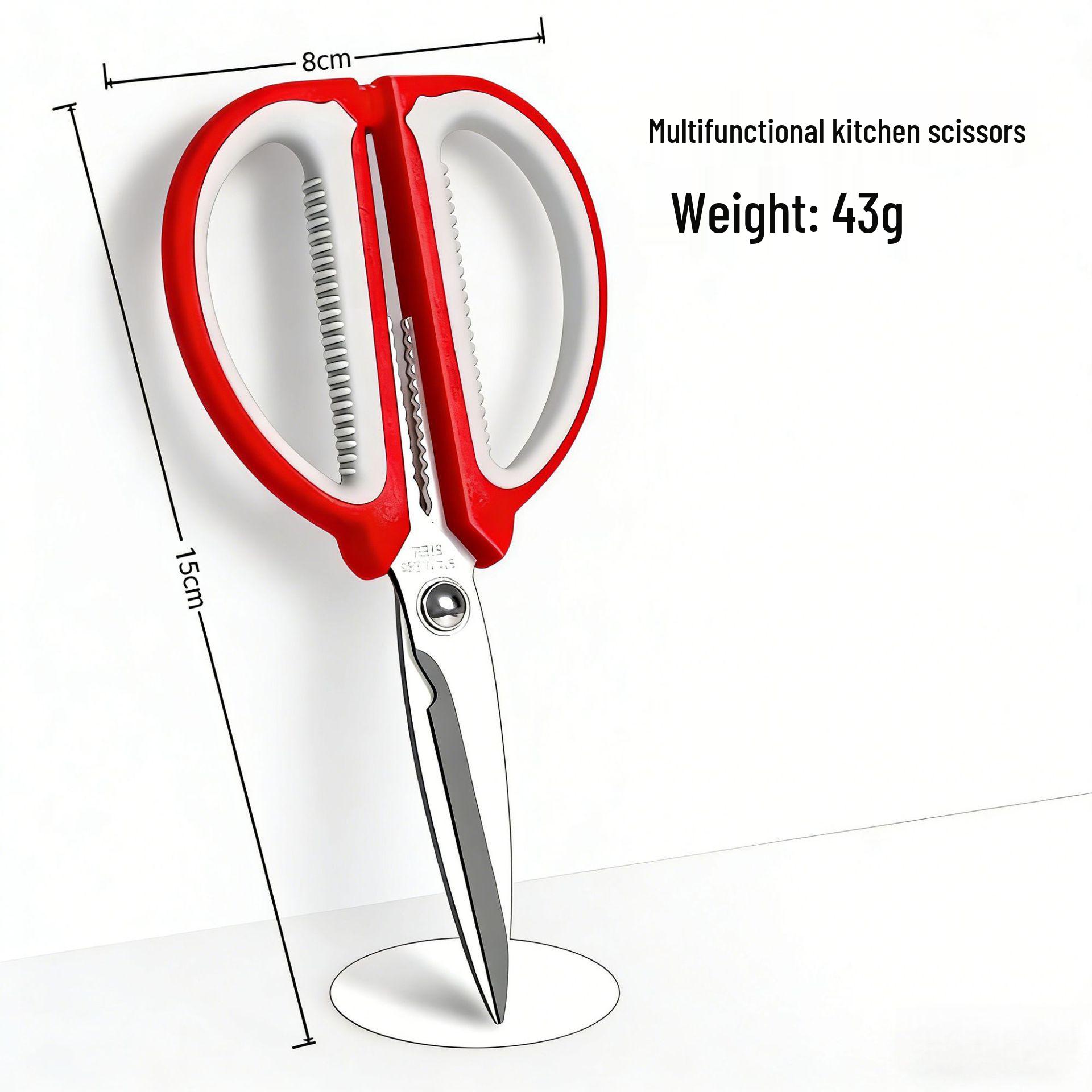 Multifunctional Stainless Steel Scissors: Kitchen, Barbecue, Chicken Bone, Craft, Office