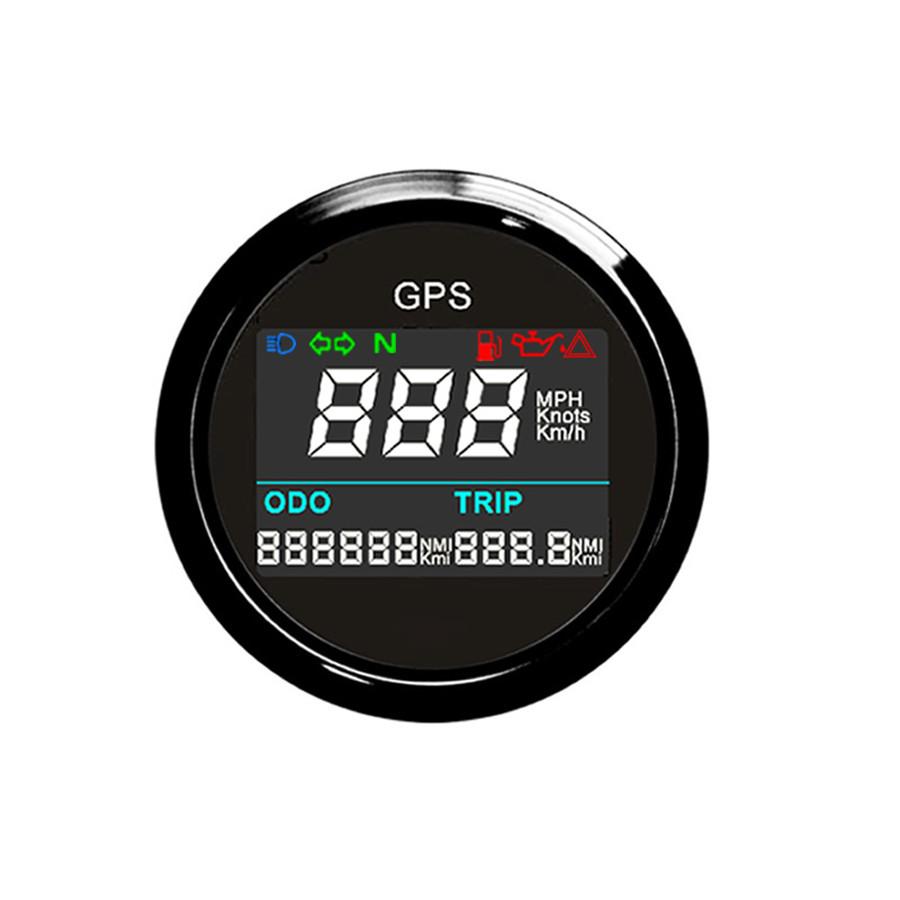 Новое поступление 52 мм Цифровой ЖК-спидометр GPS для мотоцикла Цифровые мульти-индикаторы