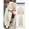 Za2024 Fall New Women's Clothing Lapel Long Sleeve Shirt 1165177 High Waist Stretch Trousers 1165277