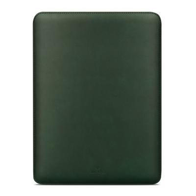 Komfortable, schlanke Laptoptasche für 15" MacBook Air (M4 2025, A3241, M3 2024, A3114 & M2 2023, A2941), Schutzhülle 15" Mac aus Kunstleder, Grün