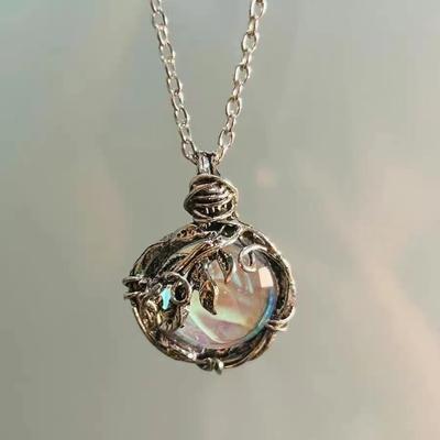 Necklace Bronze Old Retro Niche Design Sense Personalized Collarbone Chain