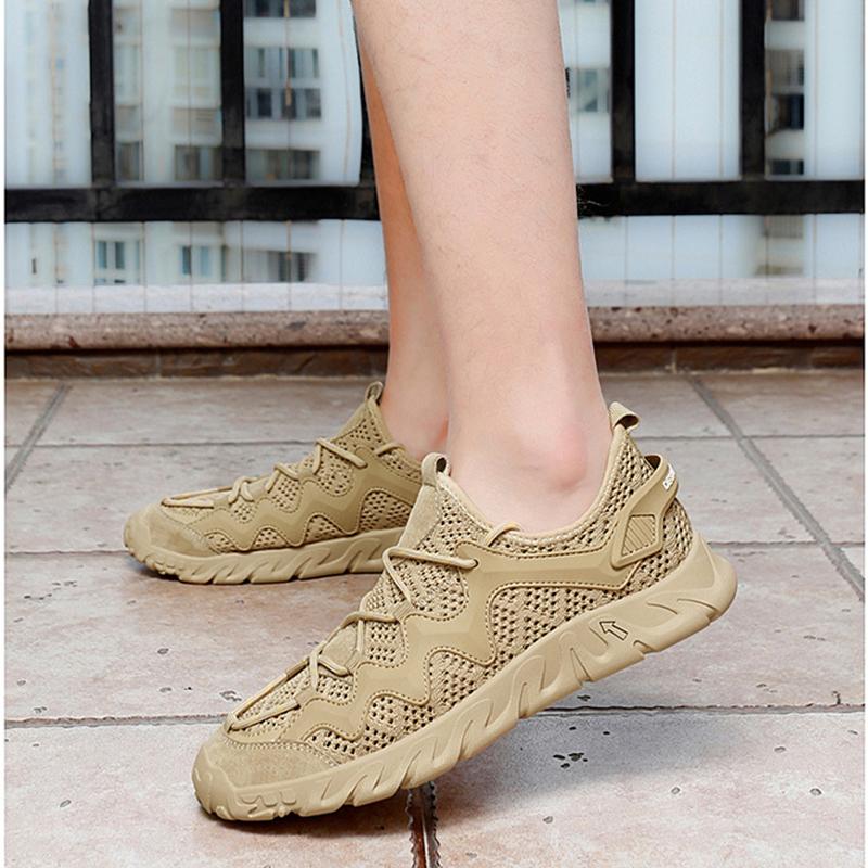 Men's Shoes, Summer Trend Hollowed Out Breathable Mesh Shoes, Casual Sports, Men's Cool and Fashionable Casual Shoes