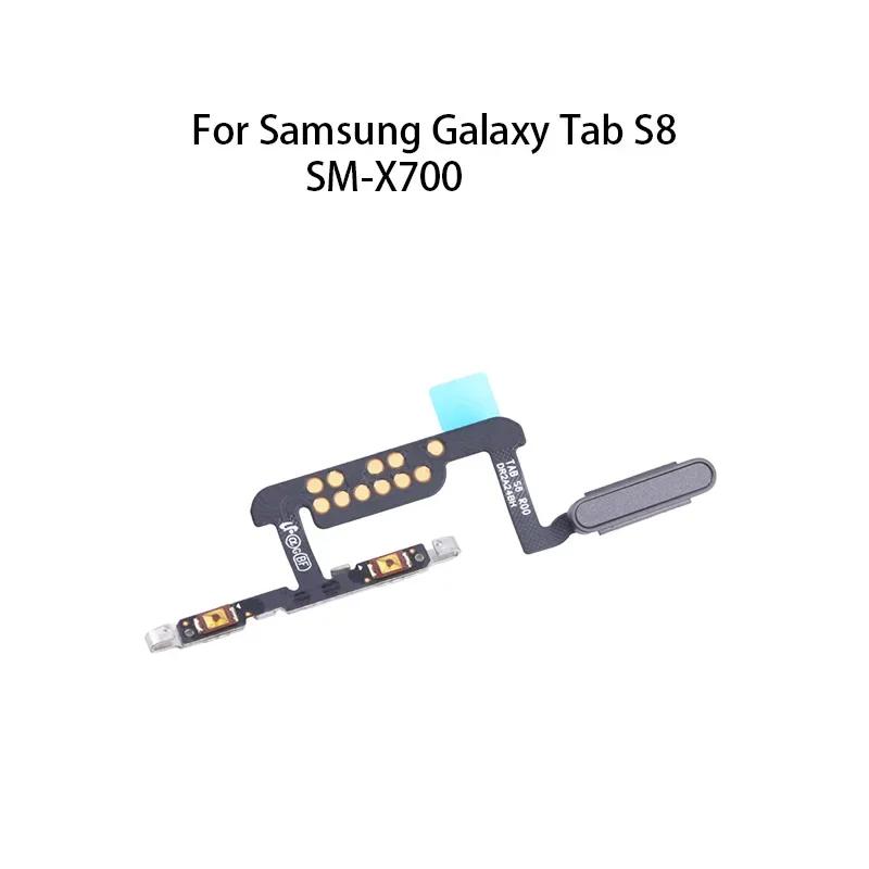 fingerprint sensor flex cable for Samsung Galaxy Tab S8 SM-X700 Home button flex cable replace серебряный