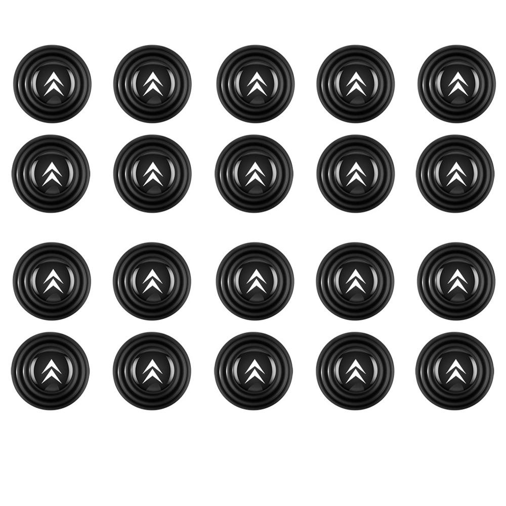 4/10pcs Car Door Trunk Sound Insulation Shock Absorbing Anti-collision Pad Stickers Accessories For Citroen C4 Picasso Xsara C5